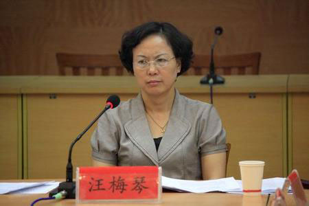 无为县原副县长汪梅琴资料图